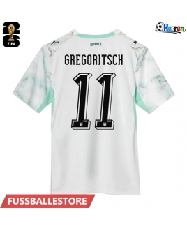 Günstige Österreich Michael Gregoritsch #11 Auswärtstrikot WM 2026 Kurzarm
